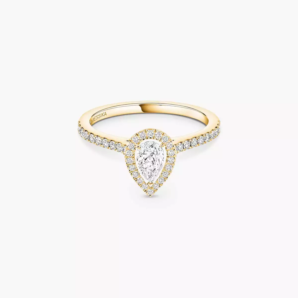 Joy 0,25ct Bague Diamant Or Jaune