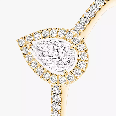 Joy 0,25ct Bague Diamant Or Jaune