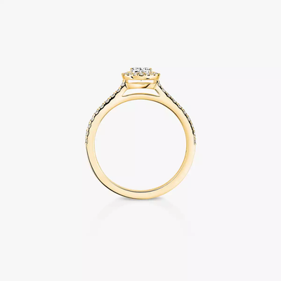 Joy 0,25ct Bague Diamant Or Jaune