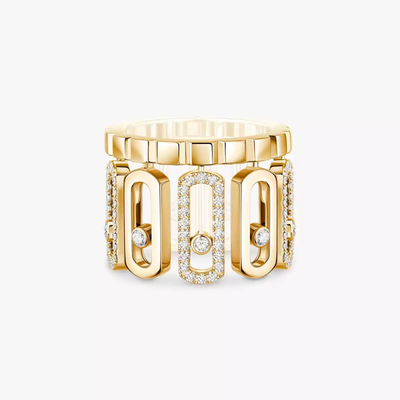 Move Iconica Bague Diamant Or Jaune