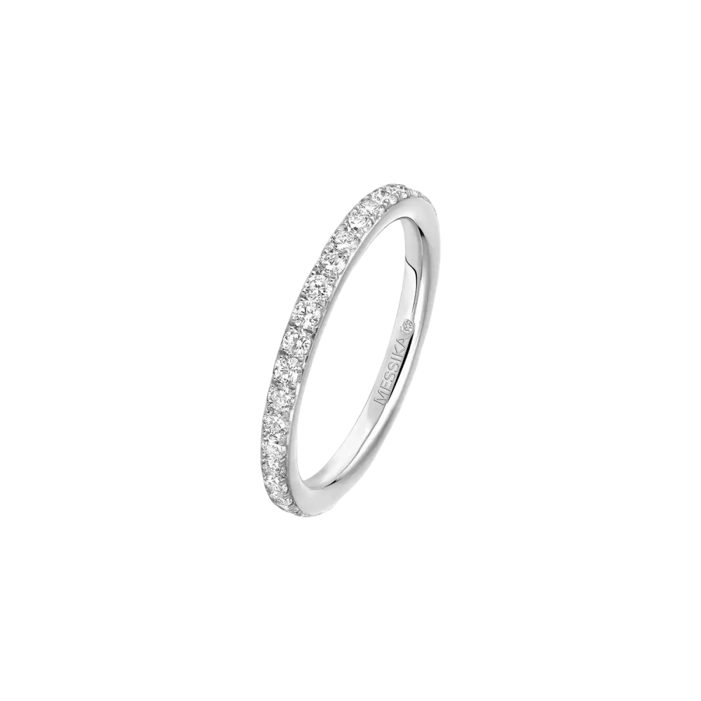 Alliance Gatsby Bague Diamant Or Blanc