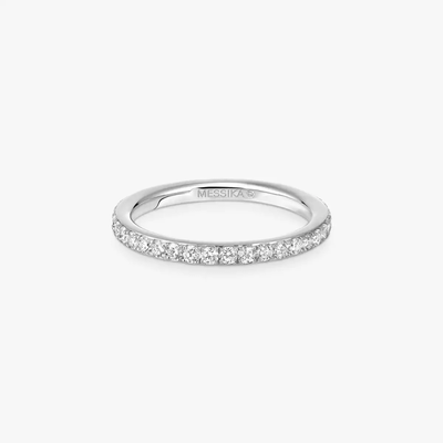 Alliance Gatsby Bague Diamant Or Blanc