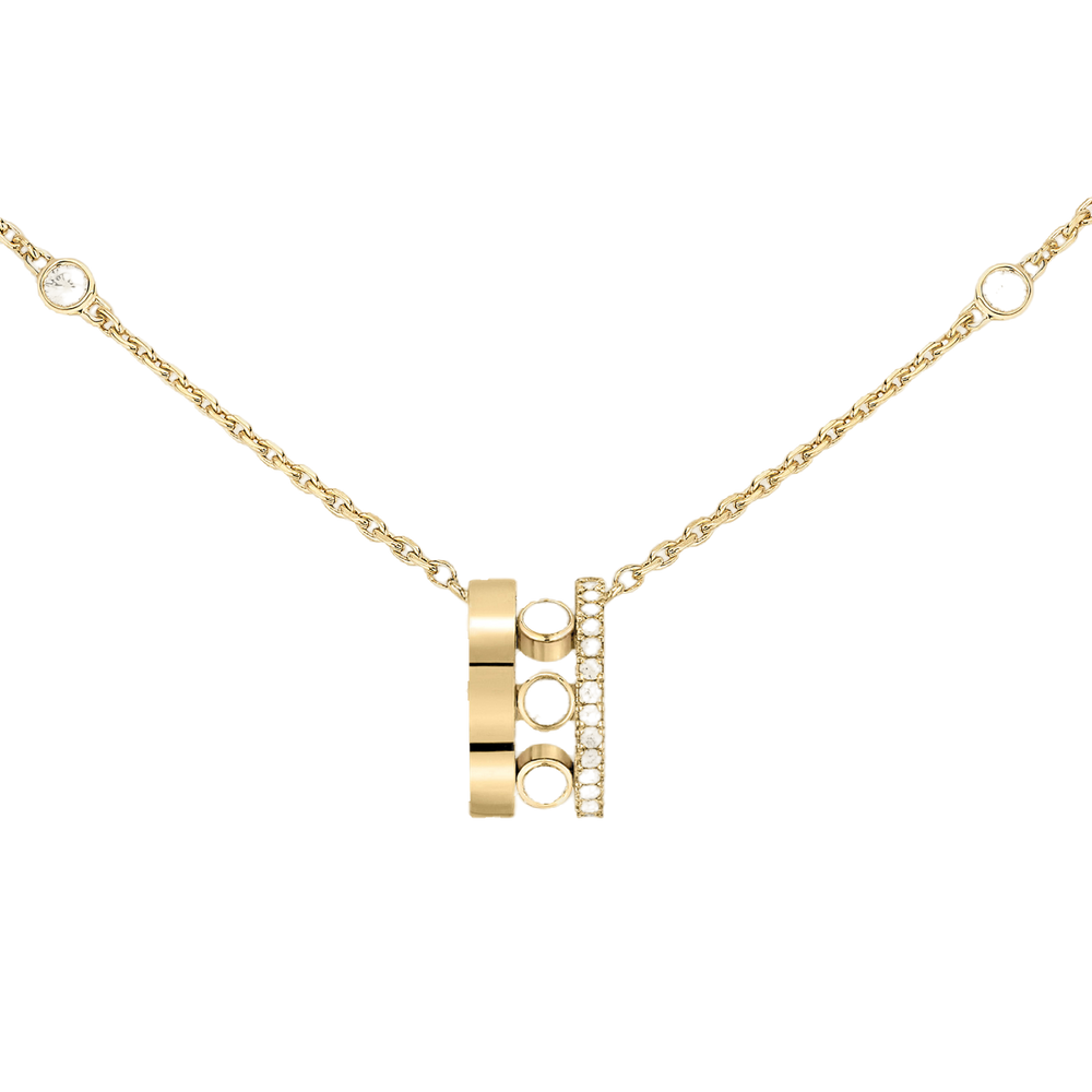 Move Romane Pendant Yellow Gold Diamond Necklace