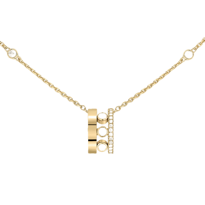 Move Romane Pendant Yellow Gold Diamond Necklace