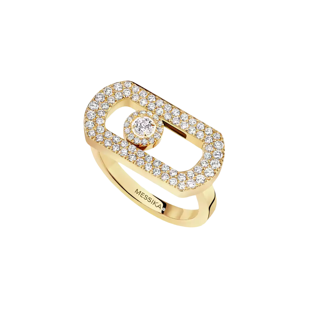 So Move Pavée Bague Diamant Or Jaune