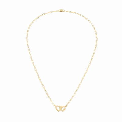 Collier Double Cœurs R9