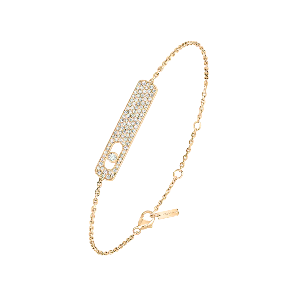 My First Diamond Pavé Bracelet Diamant Or Jaune