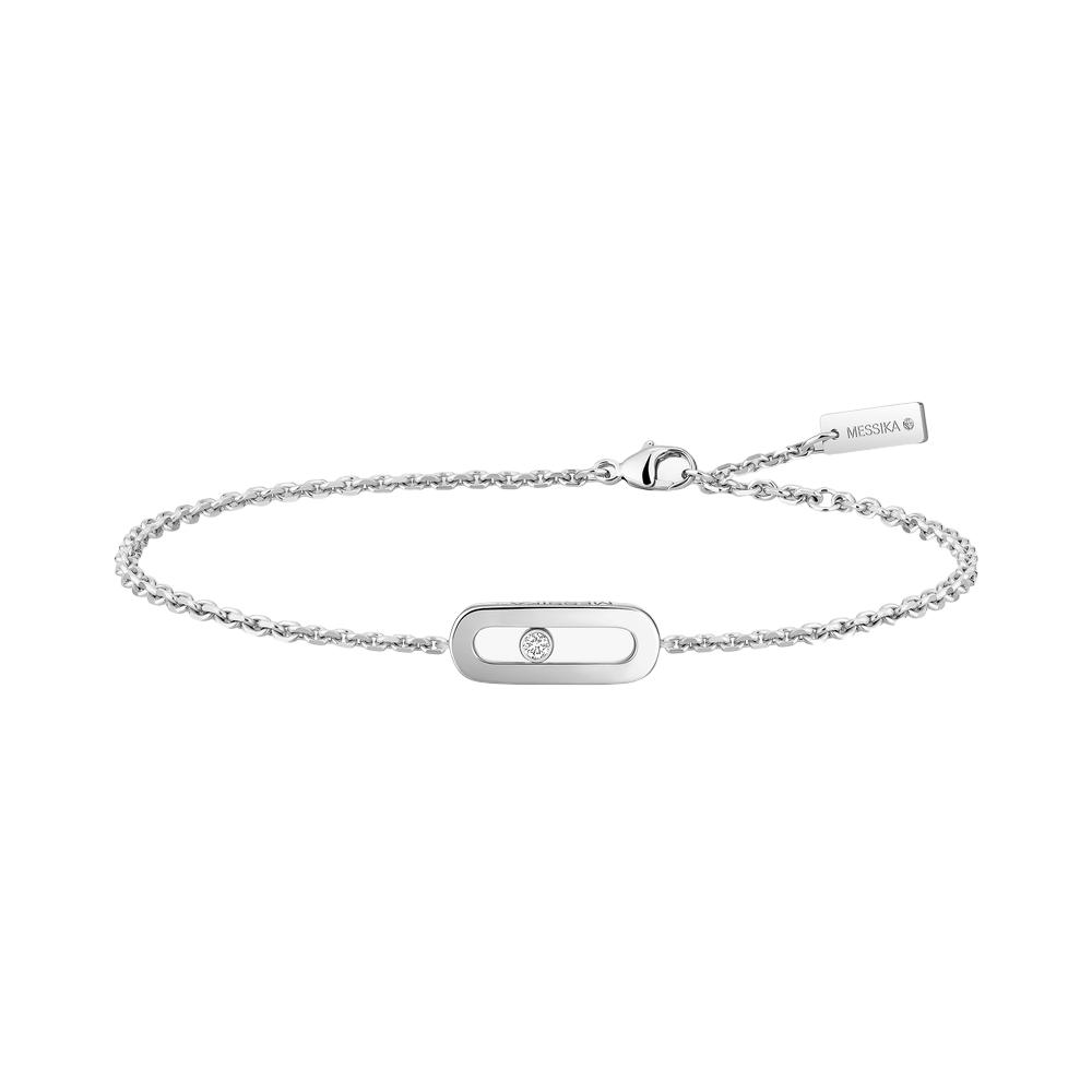 Move Uno Bracelet Diamant Or Blanc