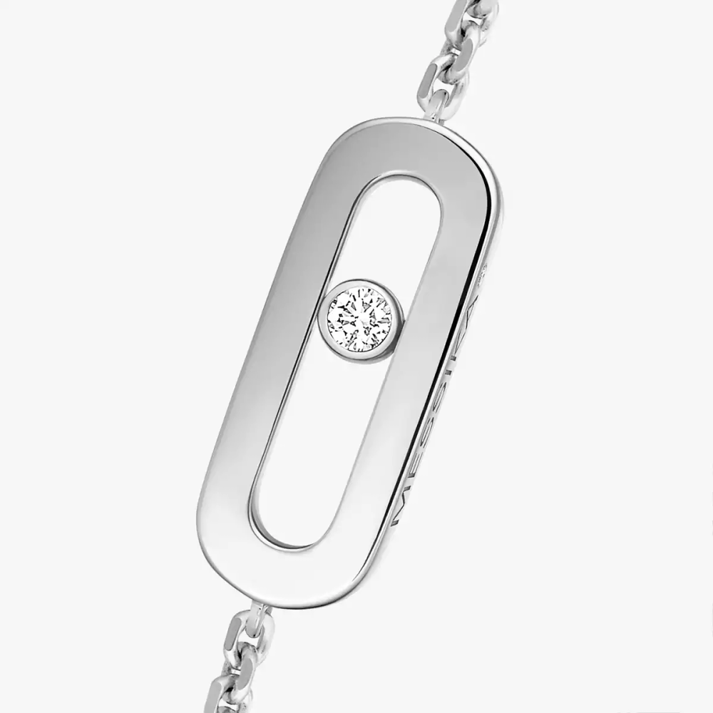 Move Uno Bracelet Diamant Or Blanc