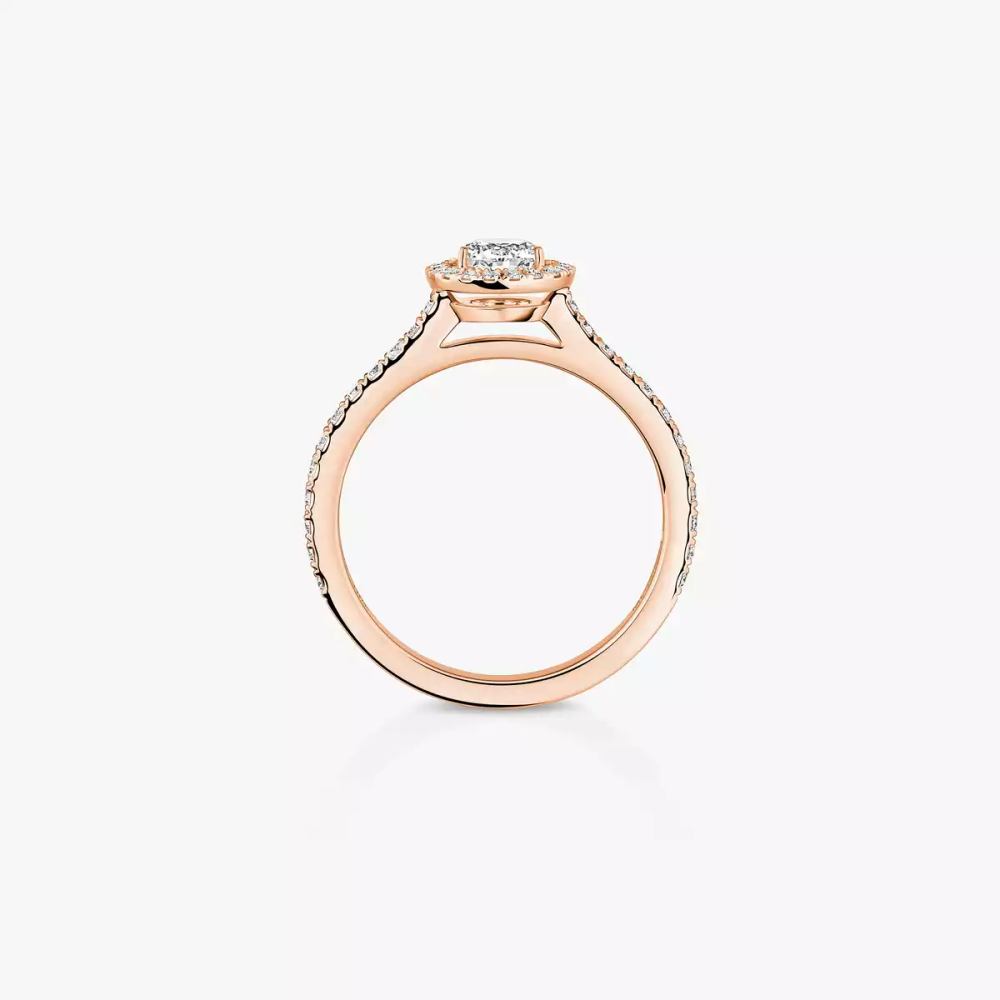 Joy 0,40ct Bague Diamant Or Rose
