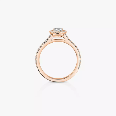 Joy 0,40ct Bague Diamant Or Rose