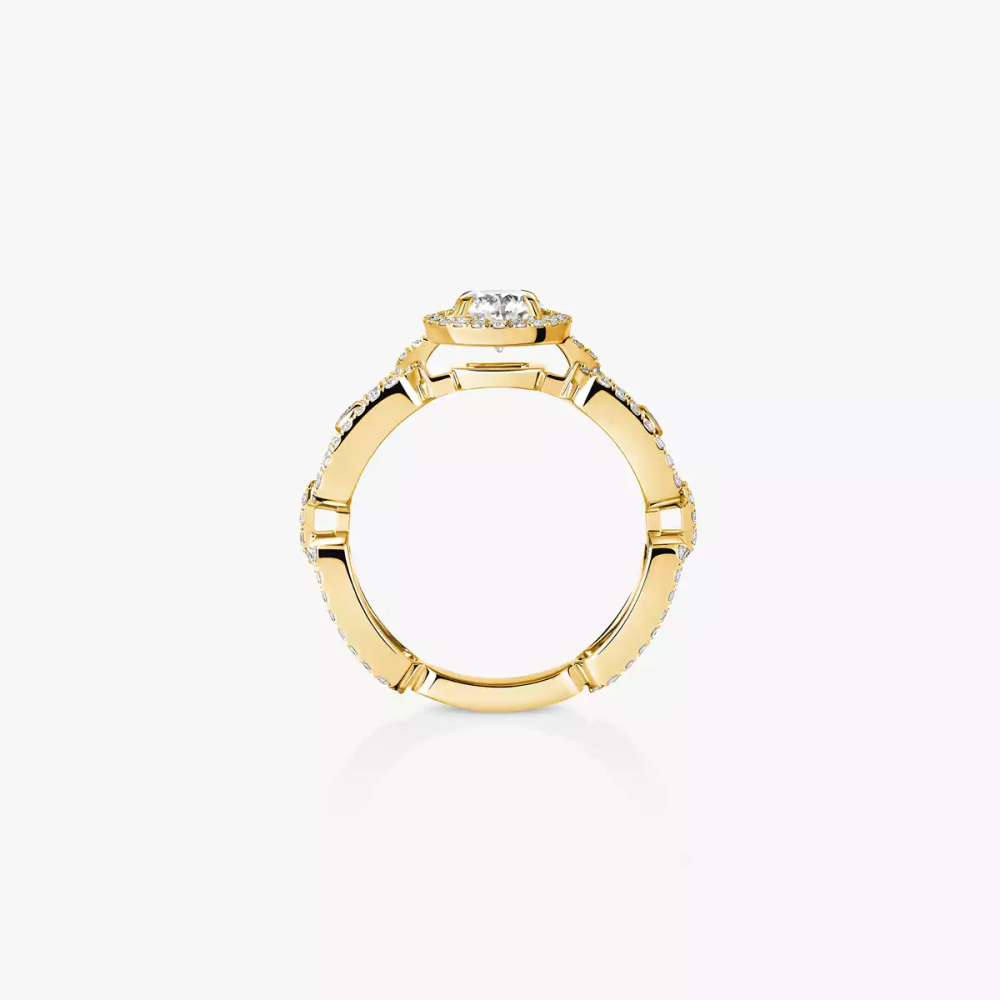 Solitaire Move Link 0,50ct Bague Diamant Or Jaune