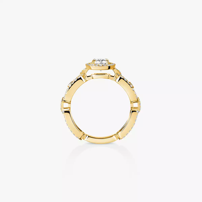 Solitaire Move Link 0,50ct Bague Diamant Or Jaune