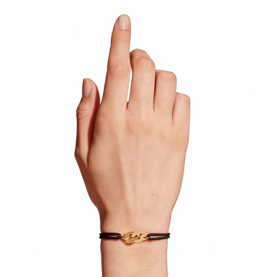 Bracelet Sur Cordon Menottes Dinh Van Petit Modèle