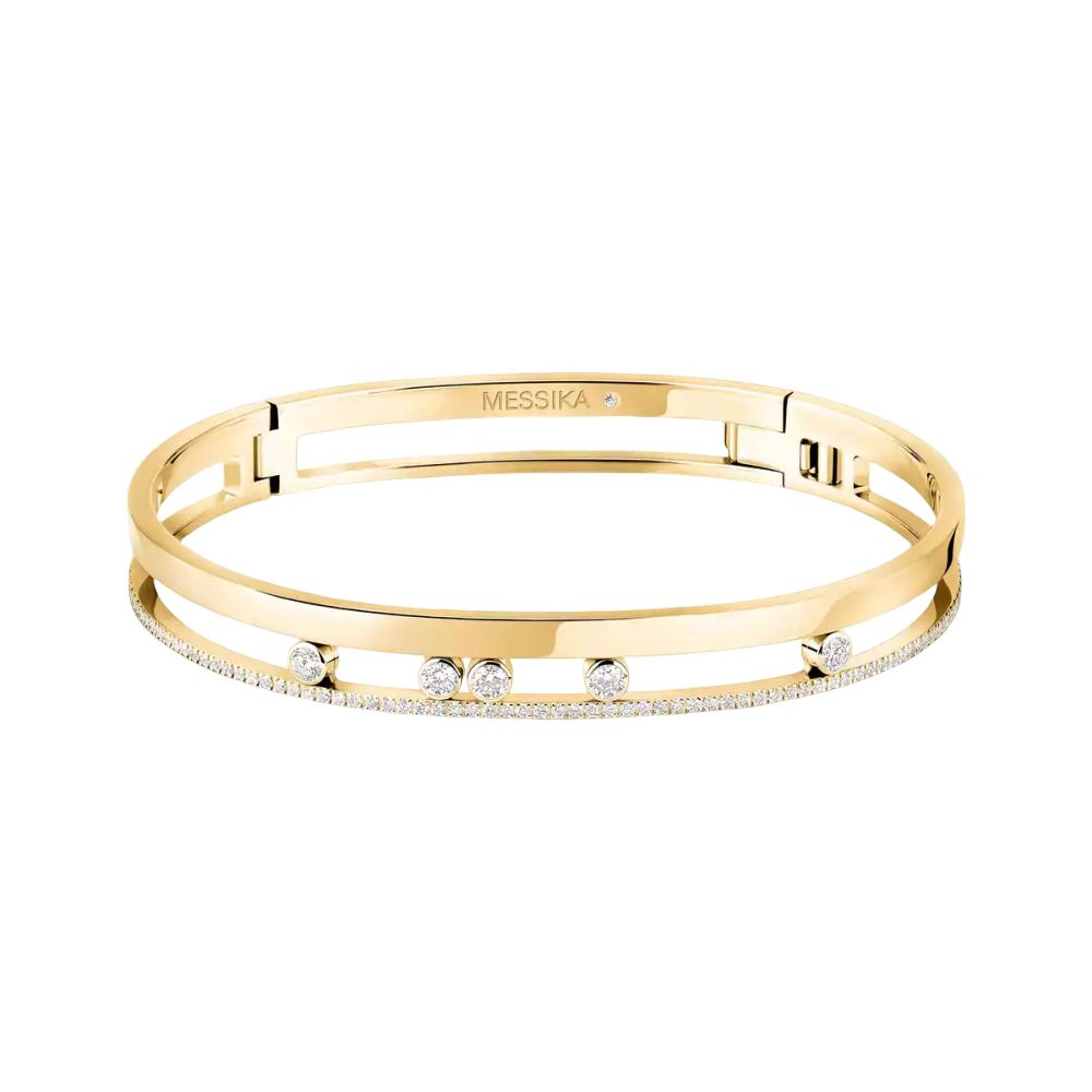 Bangle Move Romane Bracelet Diamant Or Jaune
