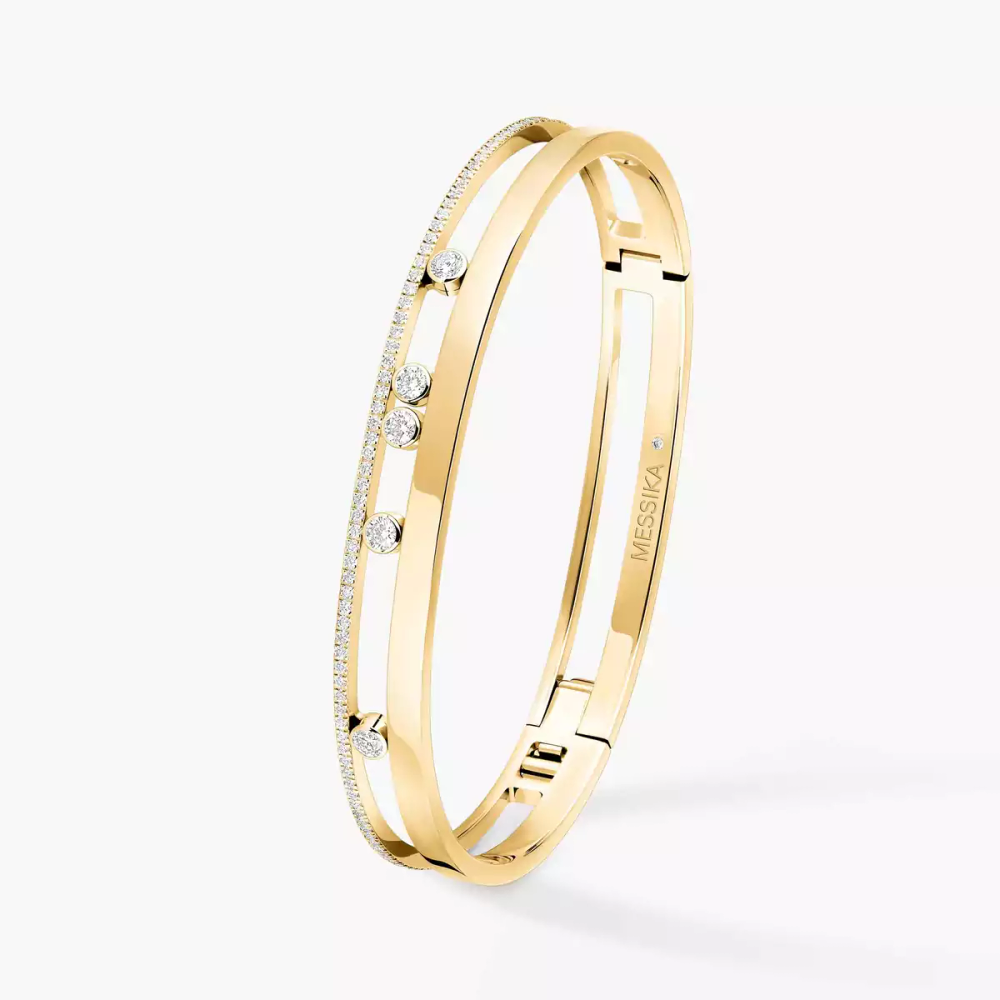 Bangle Move Romane Bracelet Diamant Or Jaune