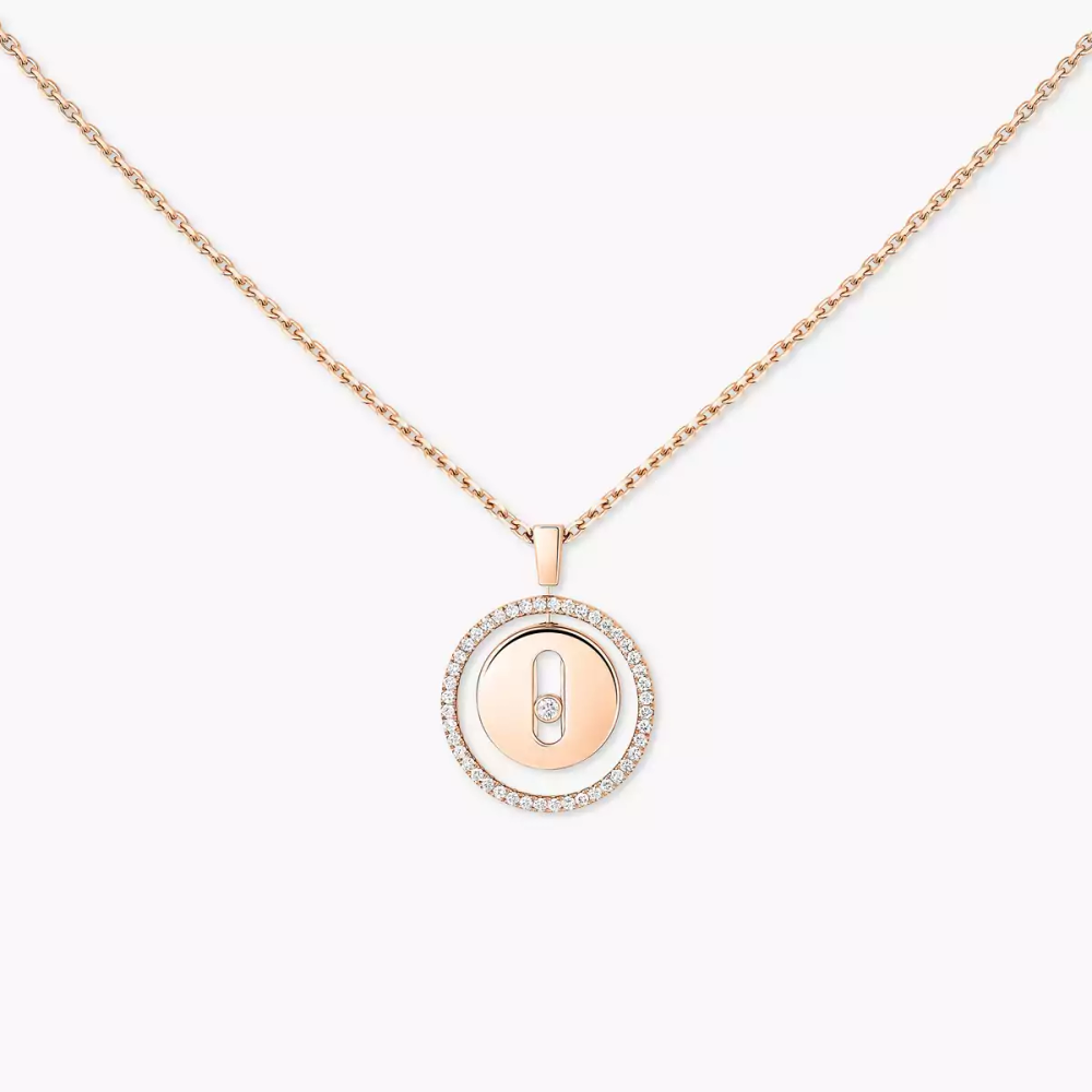 Lucky Move PM Collier Diamant Or Rose