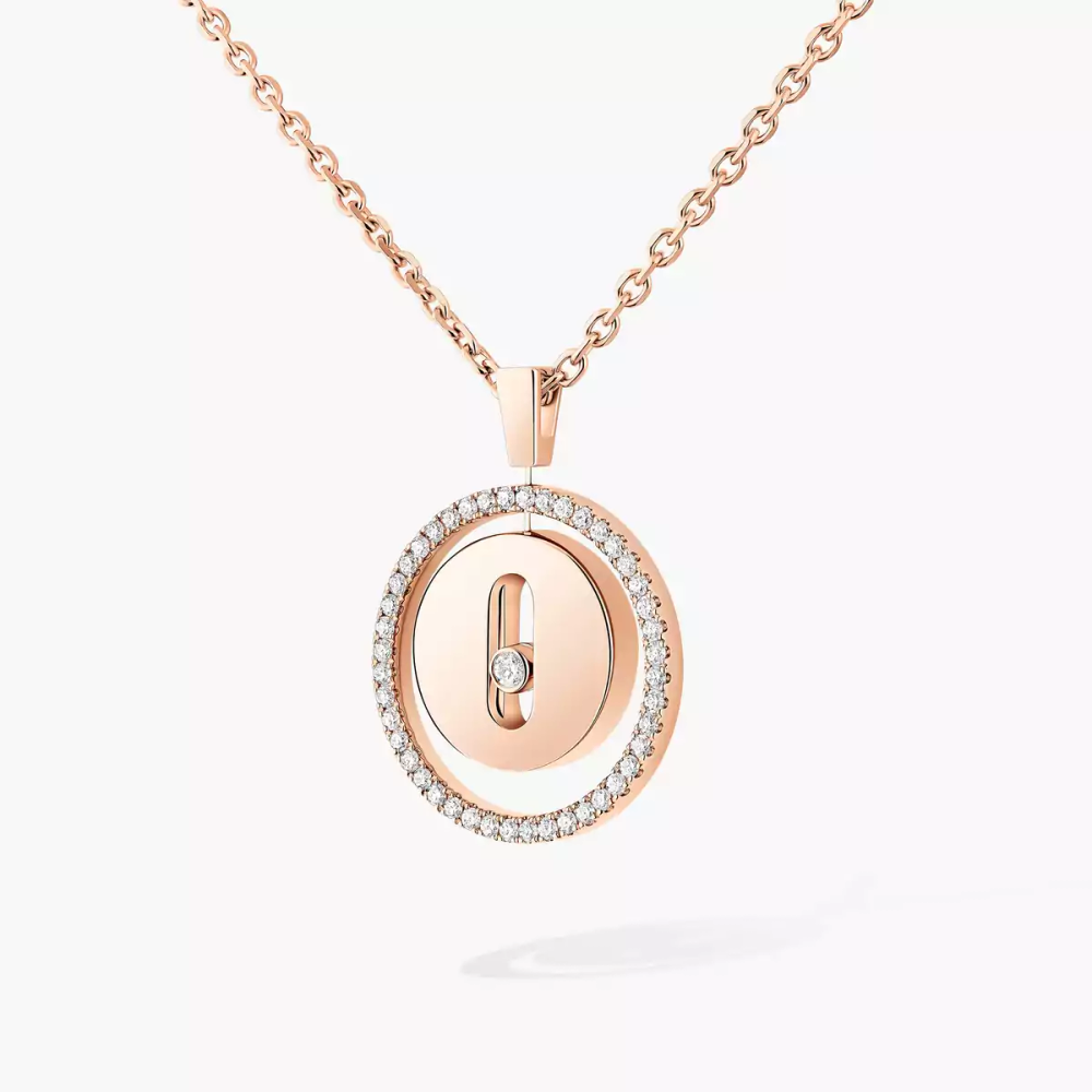 Lucky Move PM Collier Diamant Or Rose