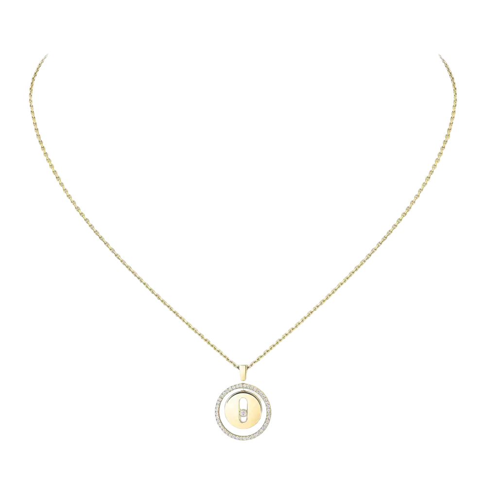 Lucky Move PM Collier Diamant Or Jaune