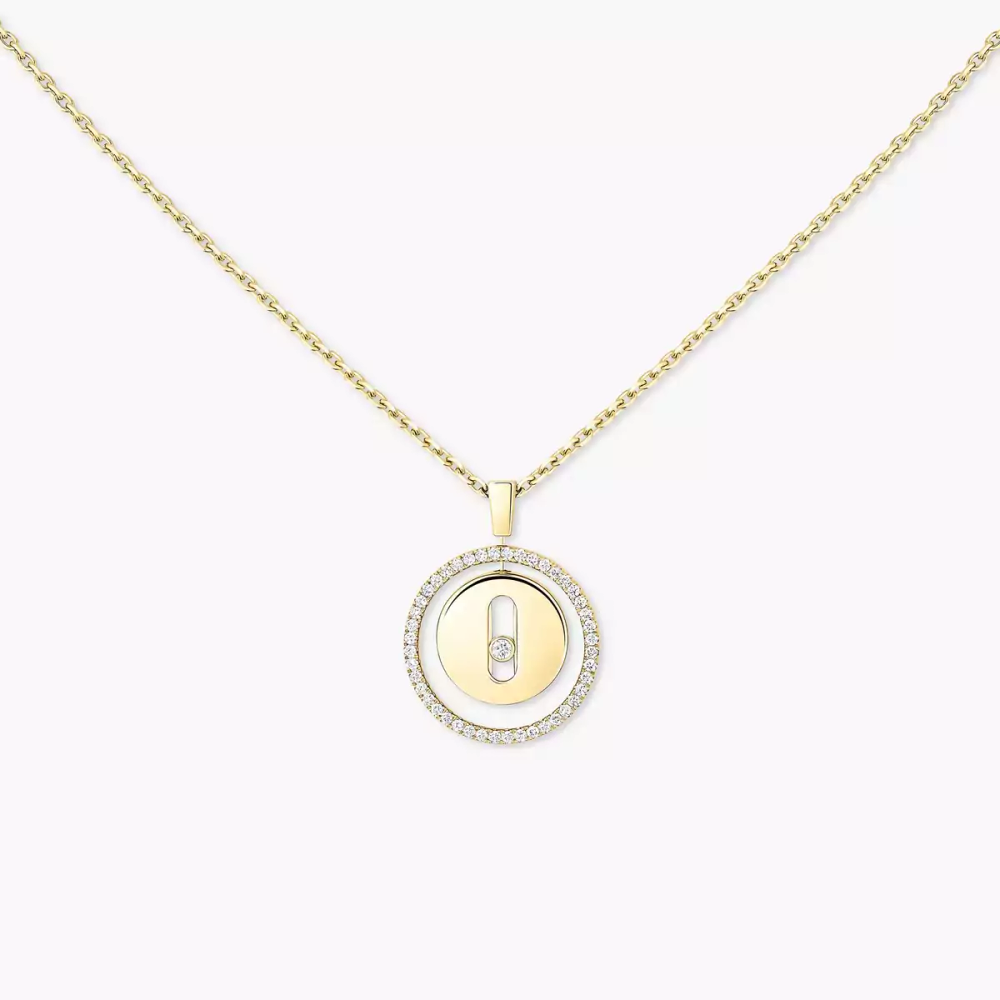 Lucky Move PM Collier Diamant Or Jaune