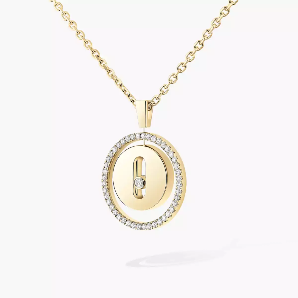 Lucky Move PM Collier Diamant Or Jaune