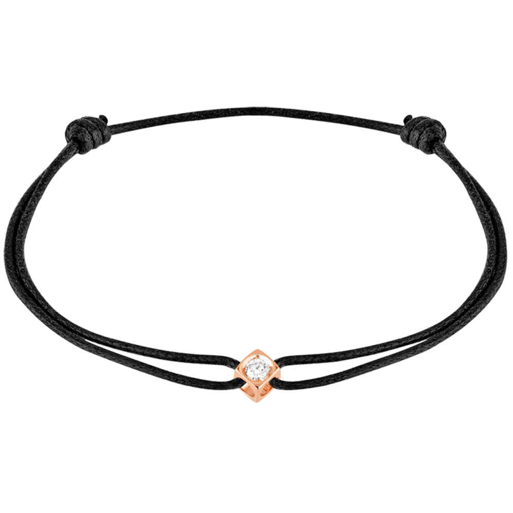 Bracelet Sur Cordon Le Cube Diamant