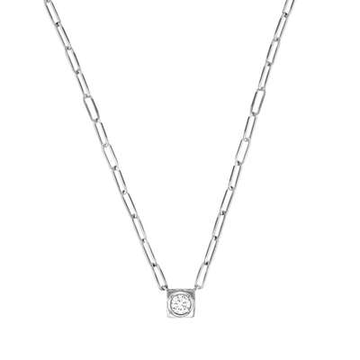 Le Cube Diamant Large Necklace