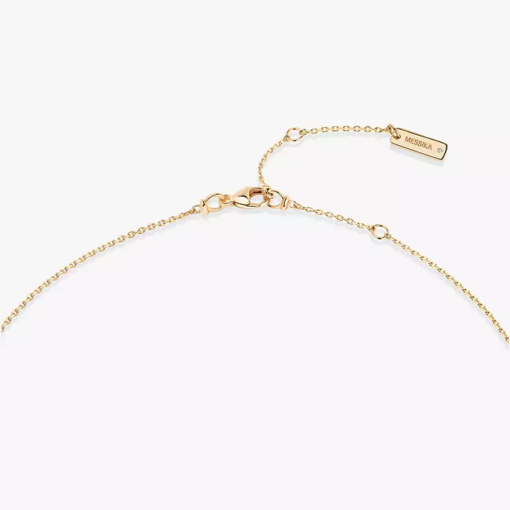My Twin 2 Rangs 0,40ct x2 Collier Diamant Or Jaune