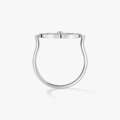 Lucky Move PM Bague Diamant Or Blanc