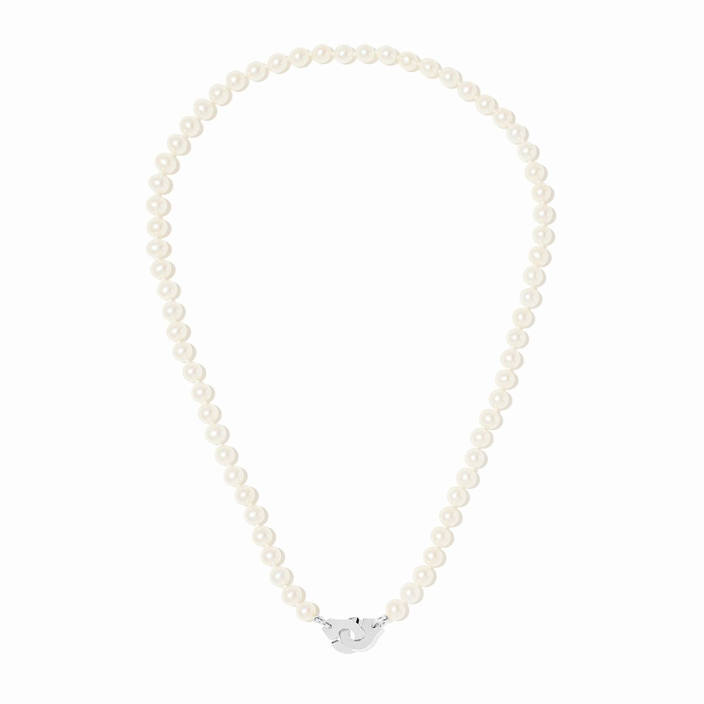 Menottes Dinh Van Pearl Small Necklace