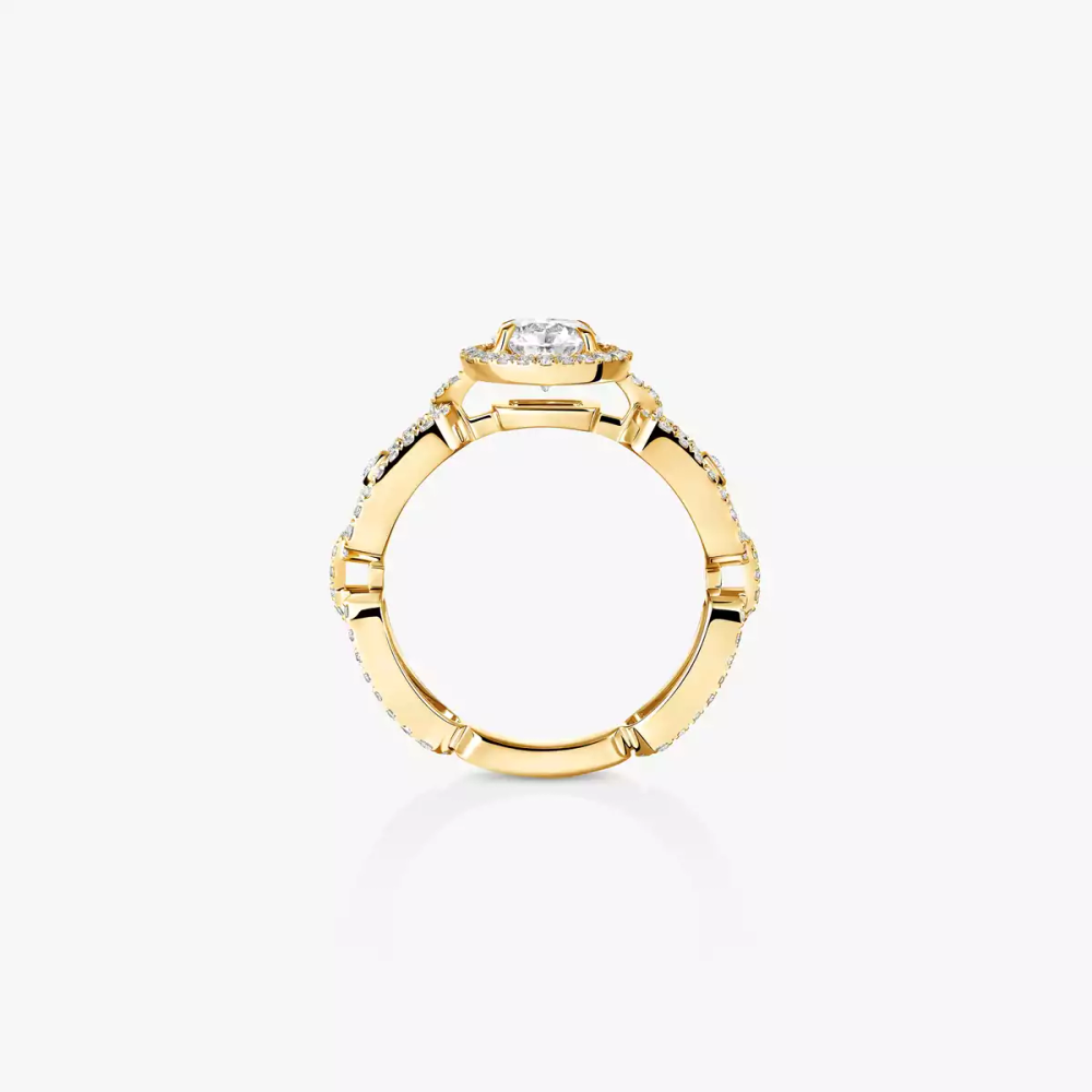 Solitaire Move Link 0,70ct Bague Diamant Or Jaune