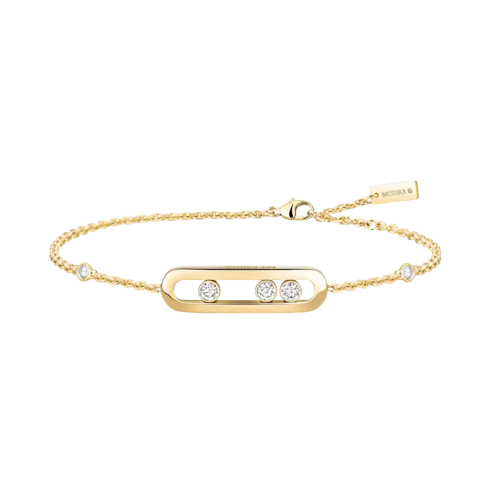 Baby Move Yellow Gold Diamond Bracelet