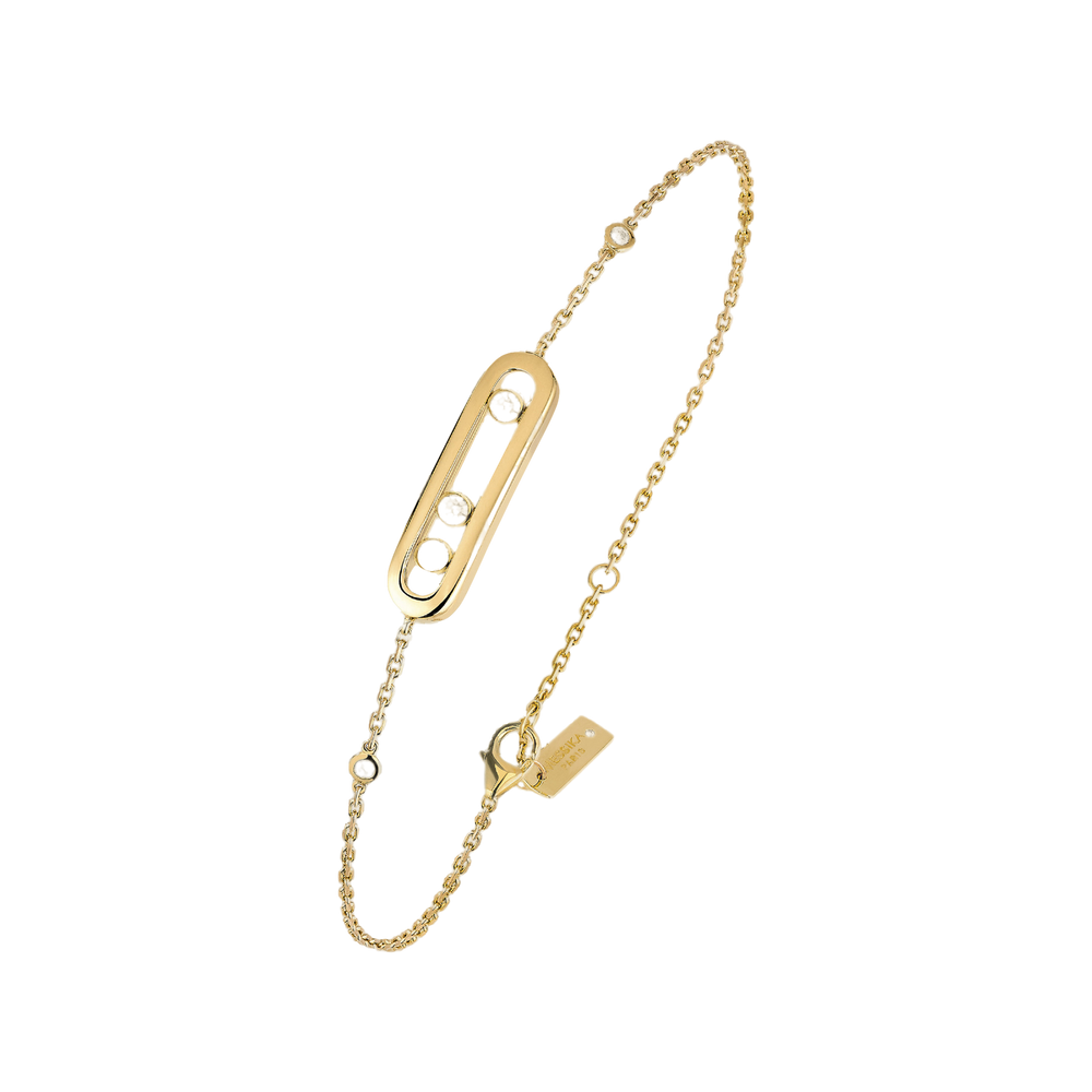 Baby Move Yellow Gold Diamond Bracelet