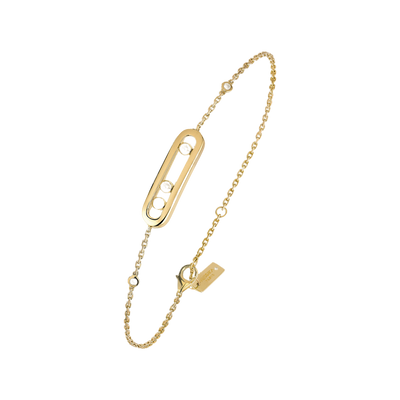 Baby Move Yellow Gold Diamond Bracelet