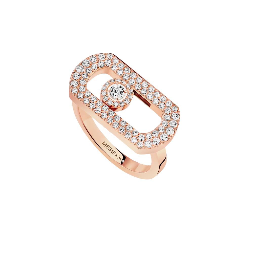 So Move Pavée Bague Diamant Or Rose