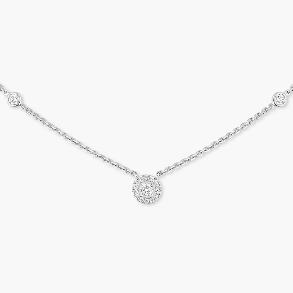 Collier Joy XS Collier Diamant Or Blanc
