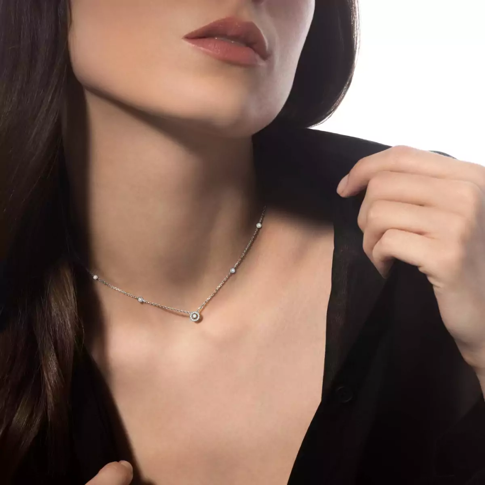 Joy XS Collier Diamant Or Blanc