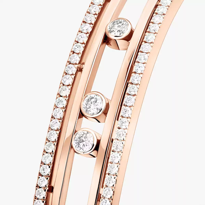 Bangle Move 10th Bracelet Diamant Or Rose