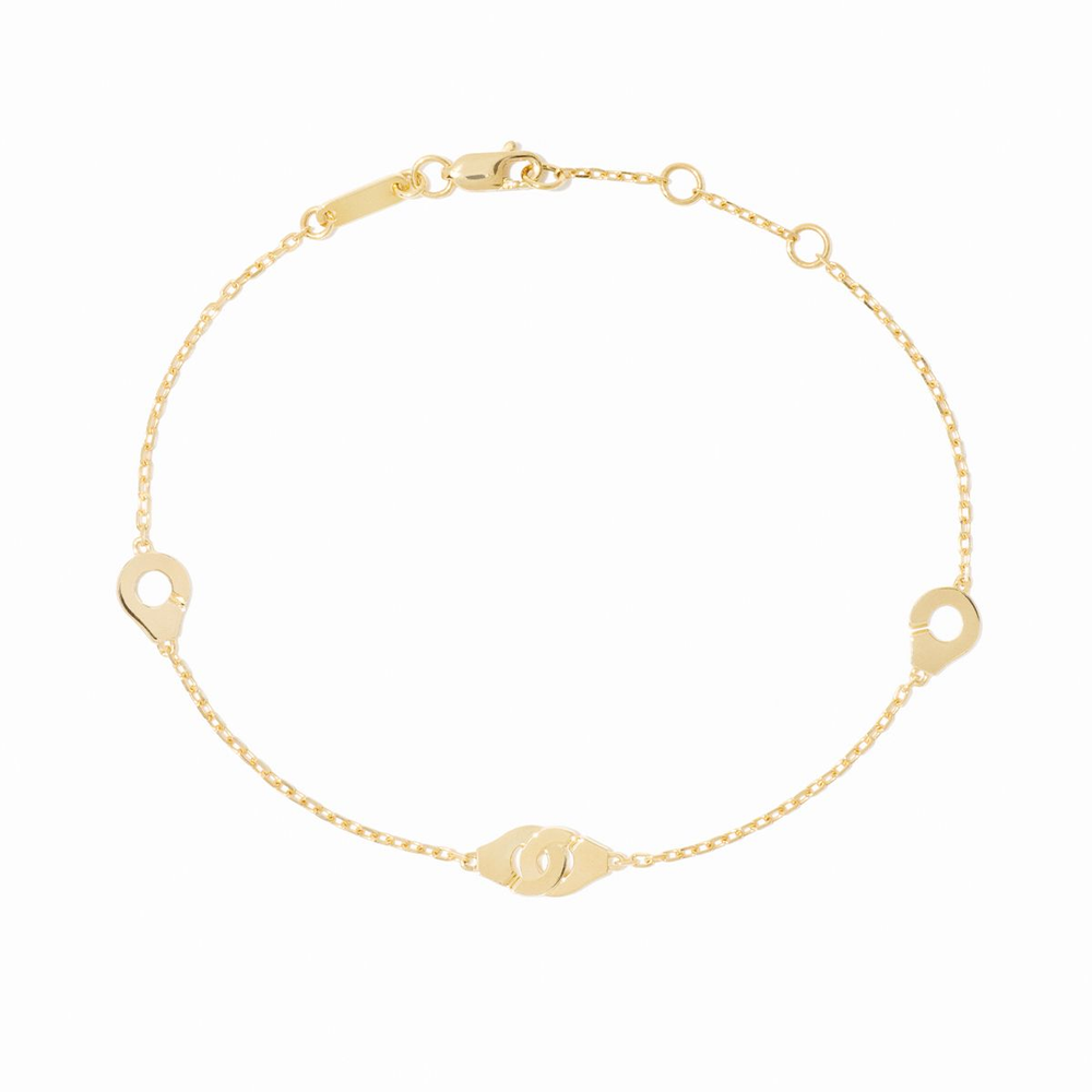 Menottes Dinh Van Multi-motif Chain Bracelet