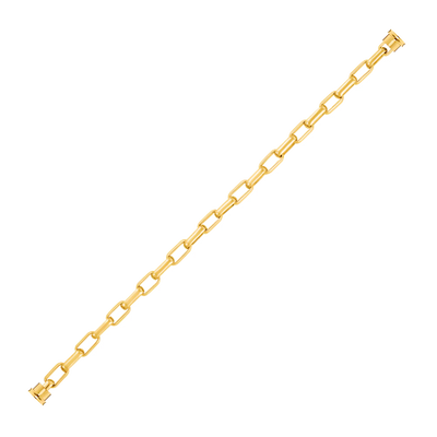 Bracelet maillons or jaune 750/1000e