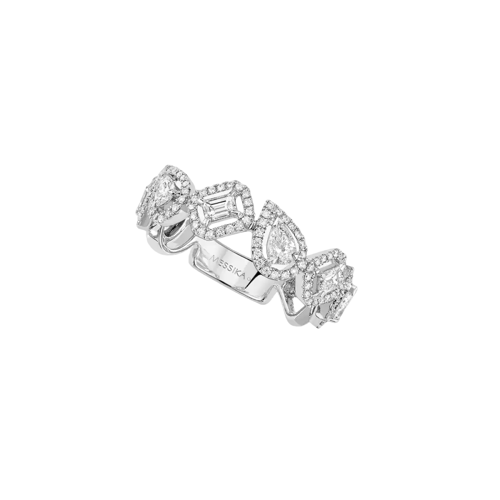Alliance My Twin Bague Diamant Or Blanc