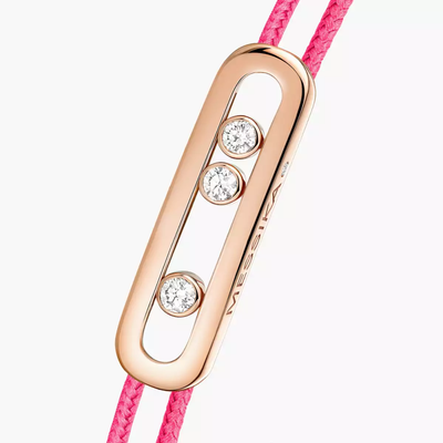 Bracelet cordon rose Messika Care(s) Bracelet Diamant Or Rose