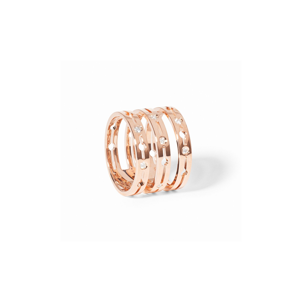 Pulse 3 Rows Ring