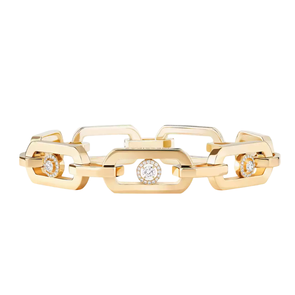 So Move XL Bracelet Diamant Or Jaune