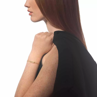 Cordon Messika CARE(S) Beige Bracelet Diamant Or Jaune