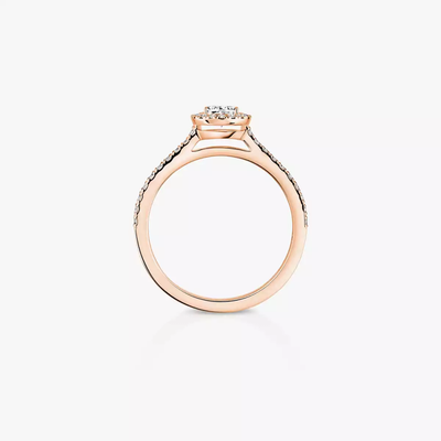 Joy 0,25ct Bague Diamant Or Rose