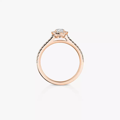 Joy 0,25ct Bague Diamant Or Rose