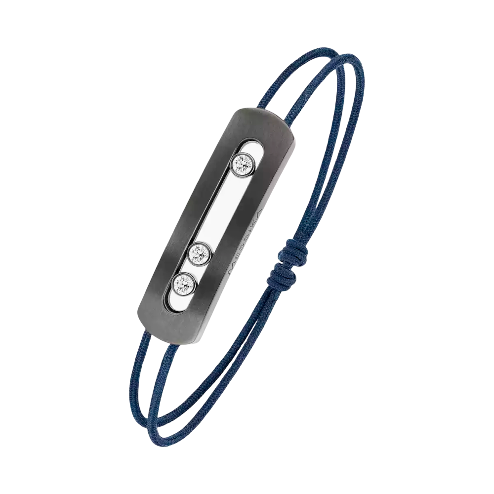Cordon Move Titanium Naturel Bracelet Diamant Natural Titanium