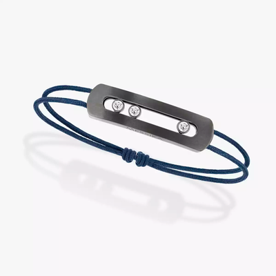 Cordon Move Titanium Naturel Bracelet Diamant Natural Titanium