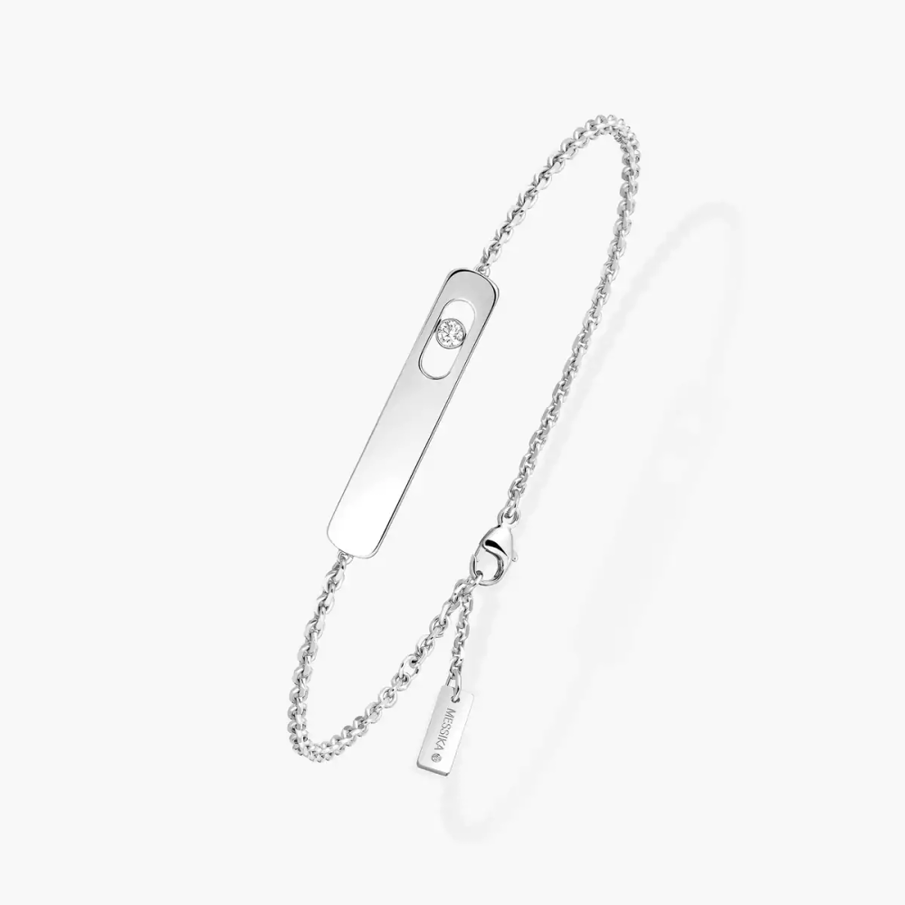 My First Diamond White Gold Diamond Bracelet